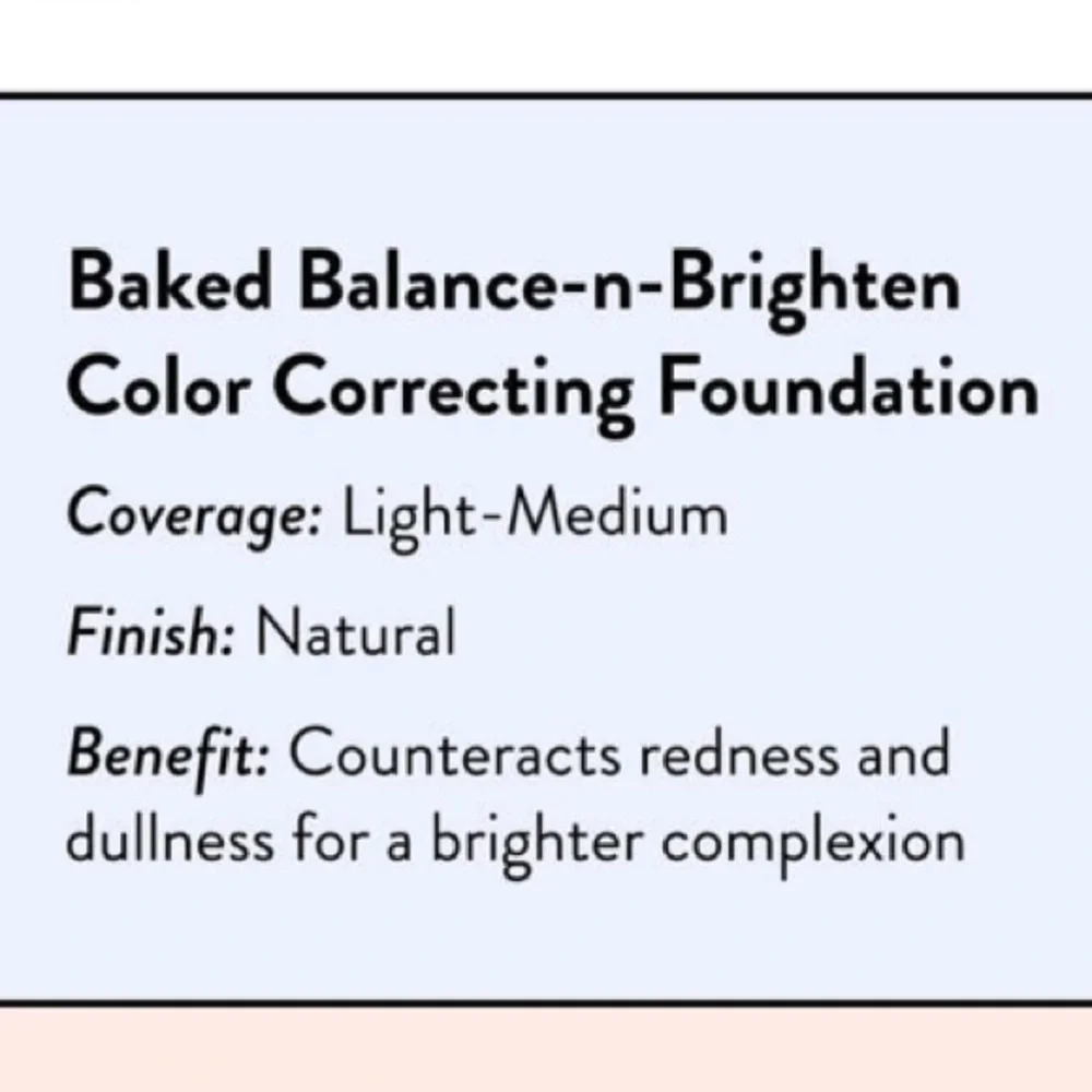 {Laura Geller} Baked Balance-n-Brighten Color Correcting Foundation, Shade:Light - Picture 5 of 9
